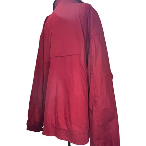 Vintage Field FG Gear Jacket Size XXLT Red Long Sleeve Collar Zip w Snaps - Picture 6 of 12